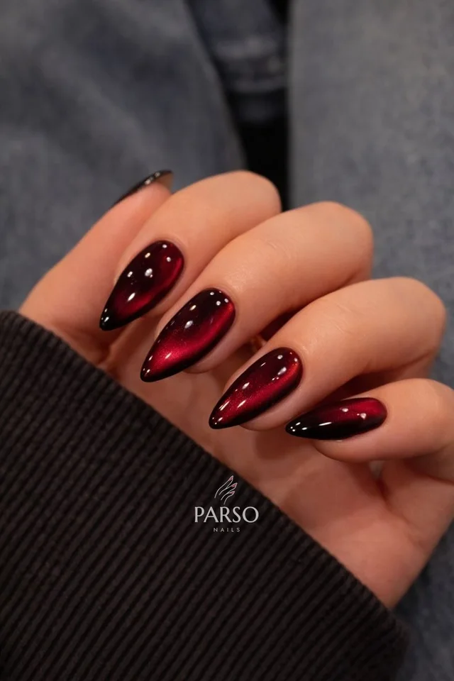 Burgundy Cat-Eye